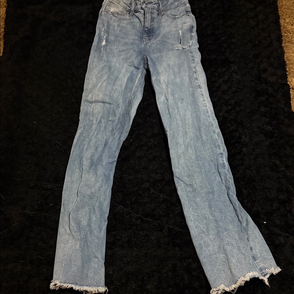 BCBGeneration Denim - BCBGeneration Light Blue Straight Leg Jeans